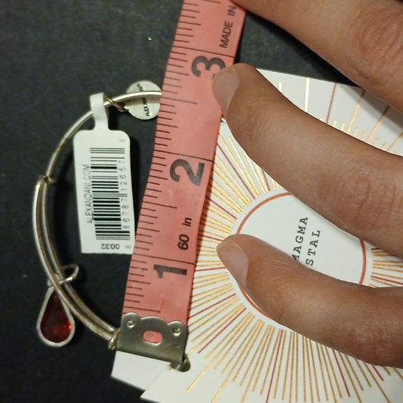 NWT Alex and Ani red magma crystal bracelet - Picture 6 of 6